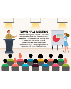 Town Hall Meeting PPT Slide 1