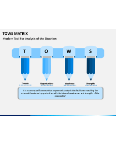 TOWS Matrix PPT Slide 1