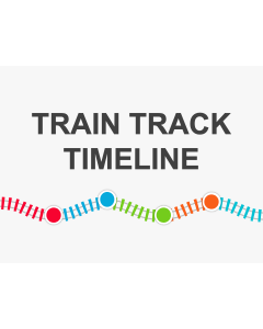 Train Track Timeline PowerPoint and Google Slides Template