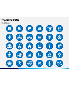 Training Icons PPT Slide 1