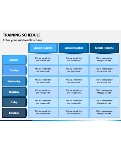 Training Schedule PPT Slide 1