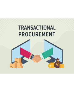 Transactional Procurement PPT Slide 1