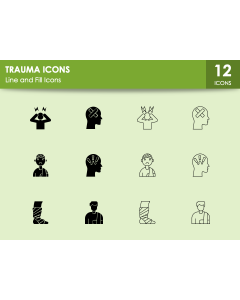 Trauma Icons PPT Thumbnail