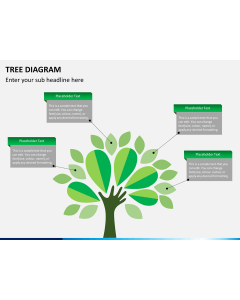 Tree diagram PPT slide 1