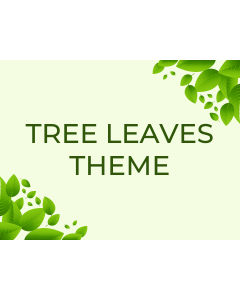 Tree Leaves Theme PPT Slide 1