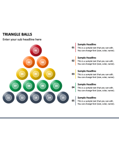 Triangle Balls PPT Slide 1