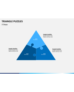 Triangle puzzle PPT slide 1