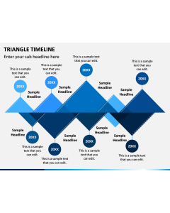 Triangle Timeline PPT Slide 1