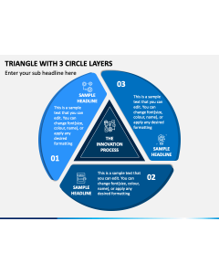 Triangle With 3 Circle Layers Slide 1