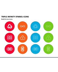 Triple Infinity Symbol Icons PPT Slide 1