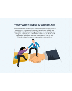 Trustworthiness in Workplace PPT Slide 1