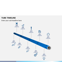 Tube timeline PPT slide 1