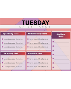 Tuesday Tasks PPT Thumbnail