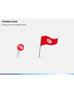 Tunisia Flag PPT Slide 1