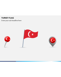Turkey Flag PPT Slide 1