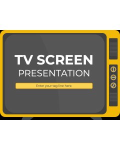TV Screen PPT Slide 1