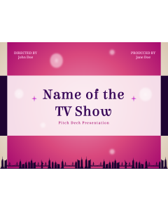 Tv Show Pitch Deck PPT Slide 1