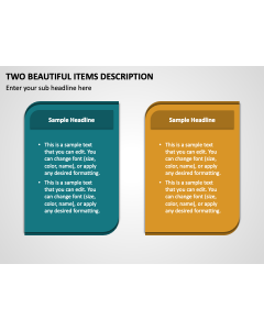 Two Beautiful Items Description PPT Thumbnail