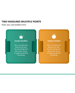 Two Headlines Multiple Points Slide 1