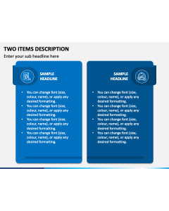 Two Items Description Slide 1