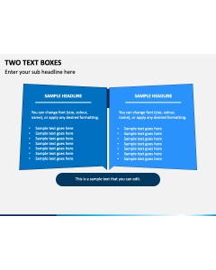 Two Text Boxes Slide 1