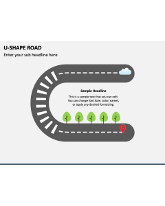 U-Shape Road PPT Slide 1