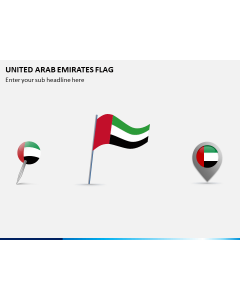 United Arab Emirates (UAE) Flag PPT Slide 1