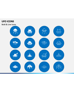 UFO Icons PPT Slide 1