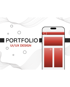 UI/UX Designer Portfolio PPT Slide 1