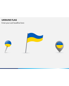 Ukraine Flag PPT Slide 1
