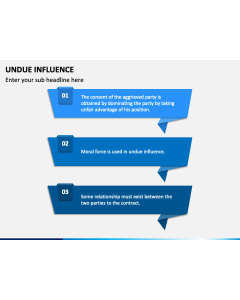 Undue Influence PPT Slide 1