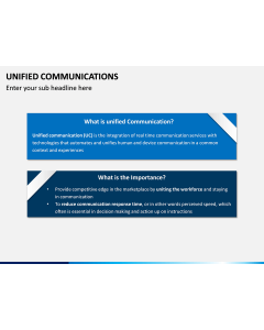 Unified Communications PPT Slide 1