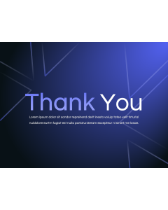 Unique Thank You Slide PPT Thumbnail