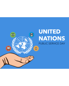 United Nations Public Service Day PPT Slide 1