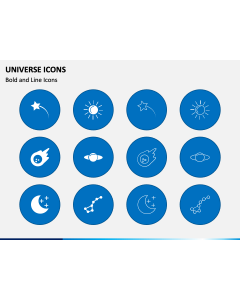 Universe Icons PPT Slide 1