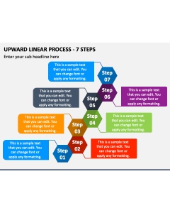 Upward Linear Process - 7 Steps PPT Slide 1