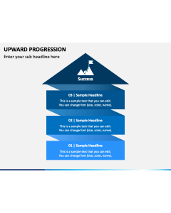 Upward Progression PPT Slide 1