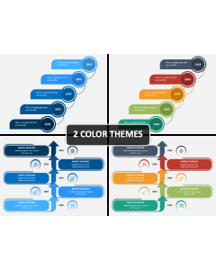 Upward Timeline PPT Cover Slide