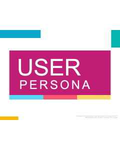User Persona PPT Slide 1
