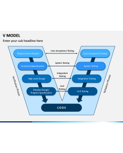 V model PPT slide 1