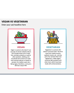 Vegan Vs Vegetarian PPT Slide 1