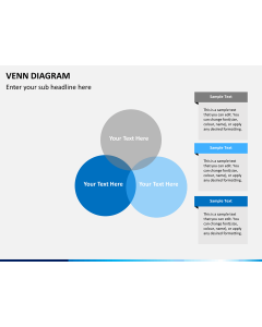 Venn diagram PPT slide 1