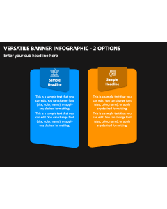 Versatile Banner Infographic - 2 Options PPT Thumbnail