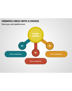 Versatile Circle with 3 Choices PPT Thumbnail