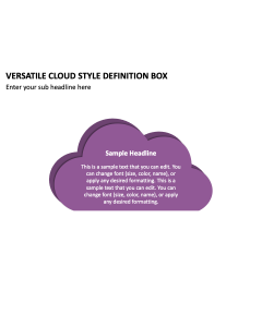 Versatile Cloud Style Definition Box PPT Thumbnail