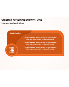 Versatile Definition Box with Icon PPT Thumbnail