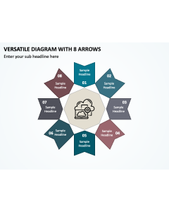 Versatile Diagram with 8 Arrows PPT Thumbnail