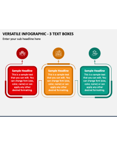 Versatile Infographic - 3 Text Boxes PPT Slide 1