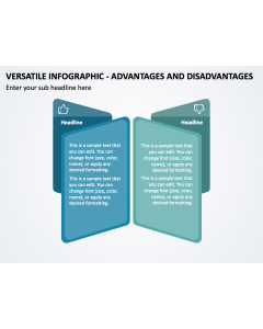 Versatile Infographic - Advantages and Disadvantages PPT Thumbnail