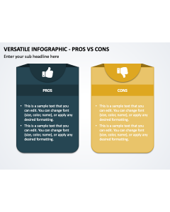 Versatile Infographic - Pros Vs Cons PPT Thumbnail